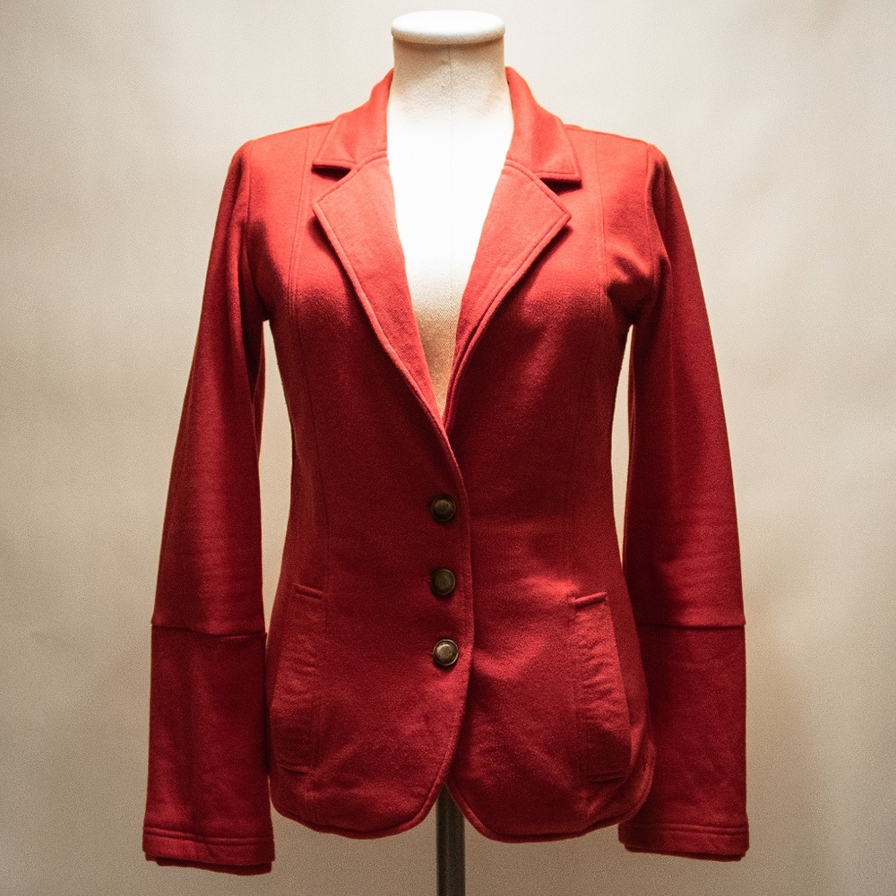 red HURLEY cotton blazer
